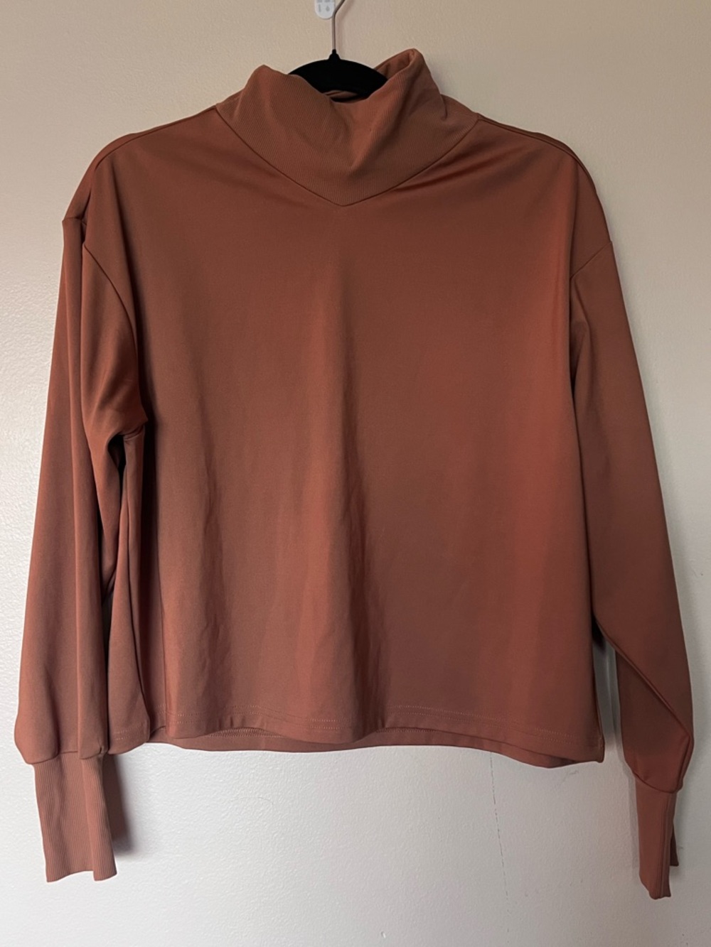 Columbia Brown Cowl Neck Long-Sleeve Sweater